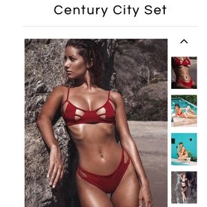 SIEMPRE GOLDEN SWIMSUIT SET